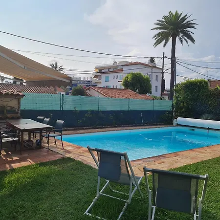 Avec Piscine Privee A Les Pins - 4 Minutes A Pieds Des Plages