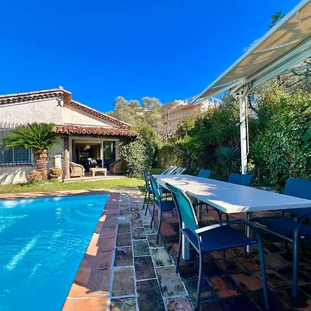 Βίλα Avec Piscine Privee A Les Pins - 4 Minutes A Pieds Des Plages