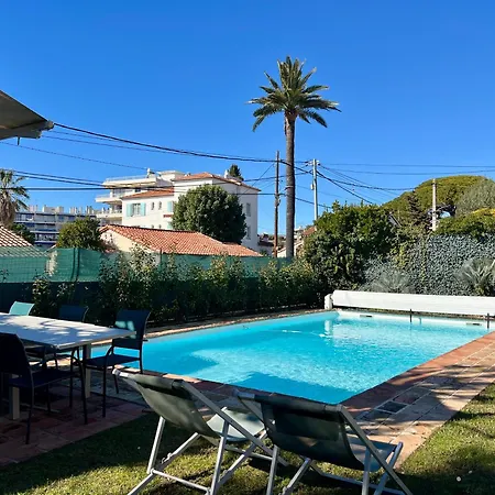 וילה Avec Piscine Privee A Les Pins - 4 Minutes A Pieds Des Plages *